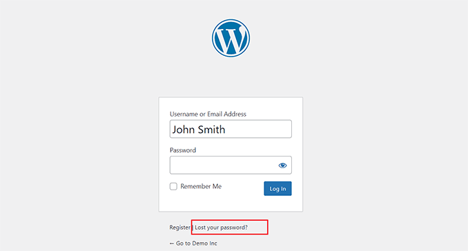 click-lost-your-password-link 7 Pro Tips to Access WordPress Without Logging In