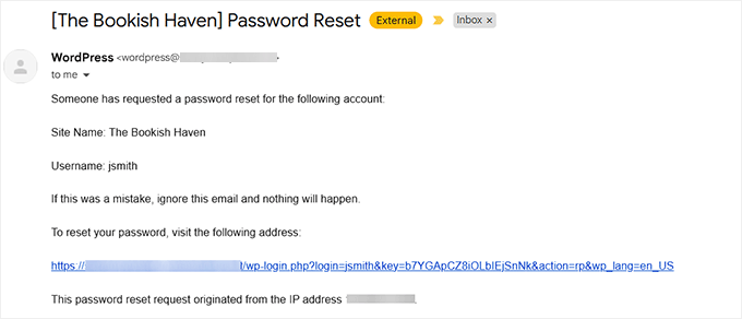 reset-password-via-email 7 Pro Tips to Access WordPress Without Logging In