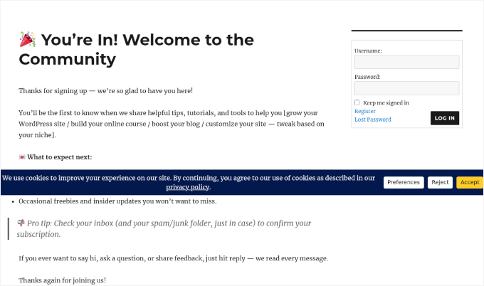wpadmin-vrts-tests-initialsnapshot Step-by-Step Guide to Easy Visual Regression Testing in WordPress