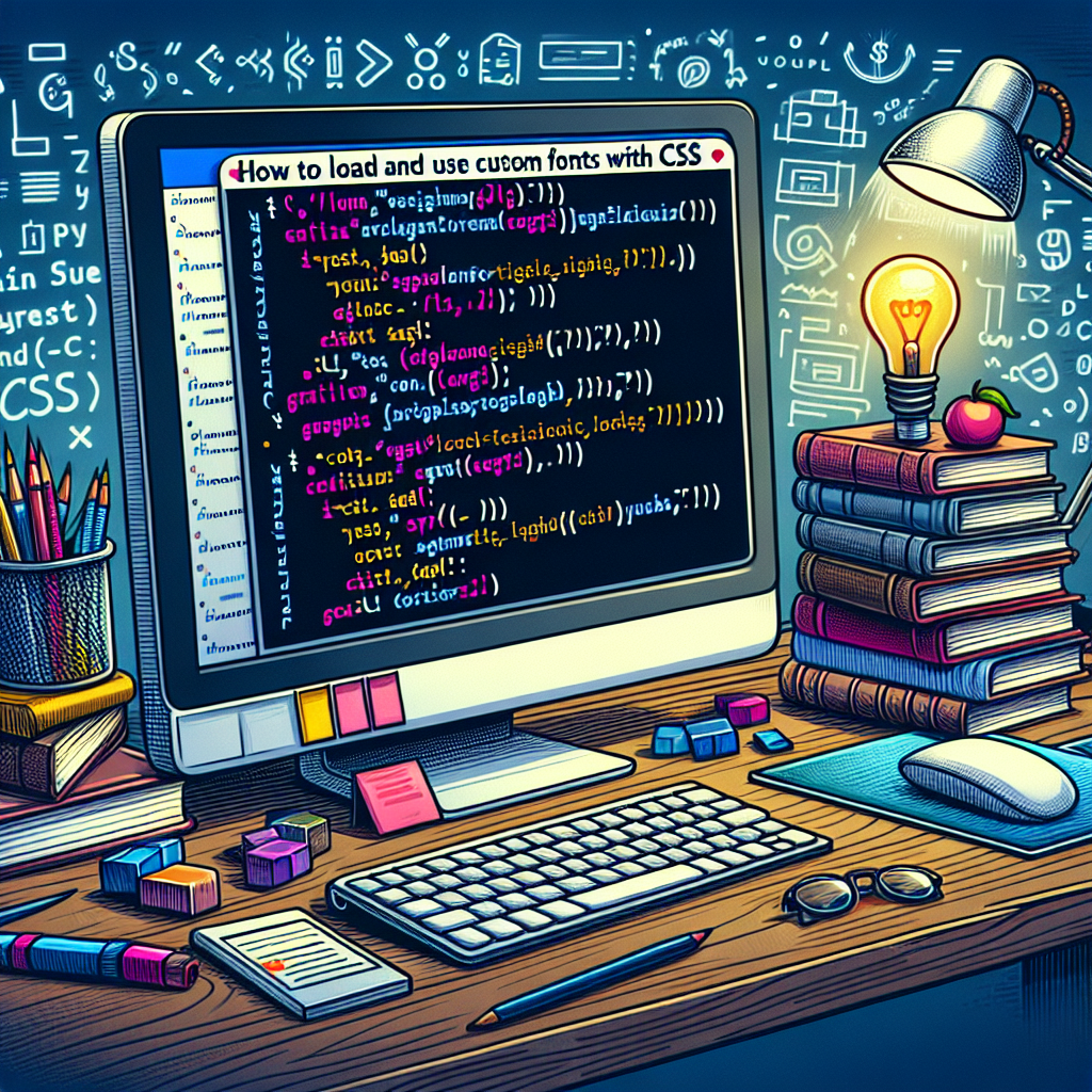 How to Load and Use Custom Fonts with CSS