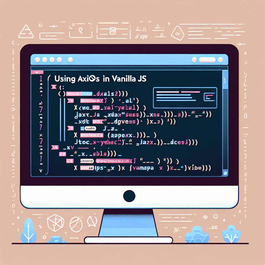Using Axios in Vanilla JS: A Beginner’s Guide