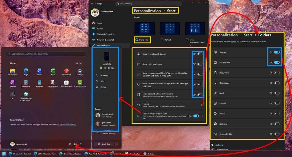 win11-25h2-new-start-menu-options-1024x552 SOLVED: Windows 11's Best New Features Were Already On Your PC (& How Microsoft Quietly Hid Them) - Up & Running Inc
