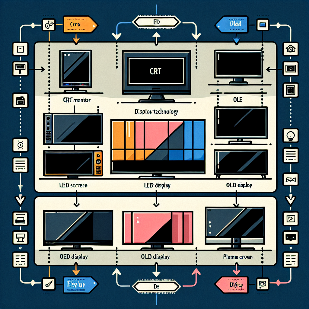 Simplified layers of an LCD screen