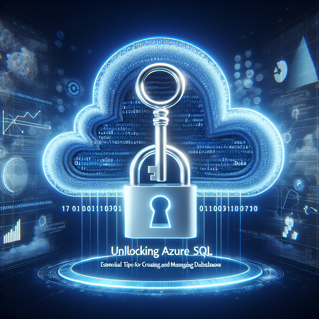 Unlocking Azure SQL: Essential Tips for Creating and Managing Databases